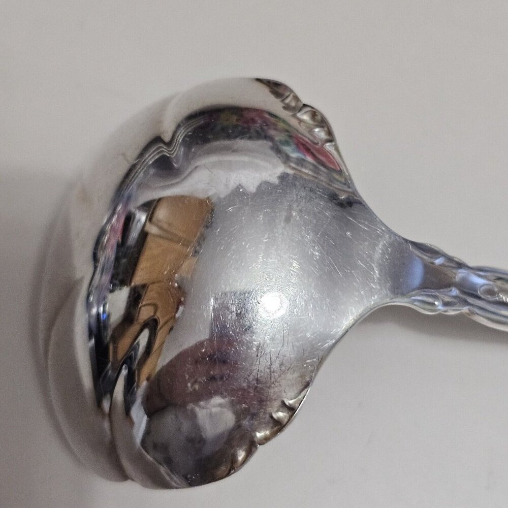 2pc Oneida Silver Artistry Solid Gravy Ladle & Meat Fork Serving Set 1965 - Picture 4 of 8